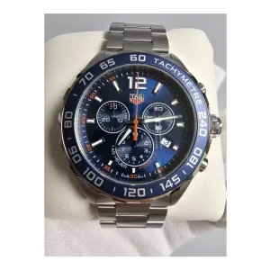 태그호이어 포뮬러1 크로노그래프 쿼츠 청판 caz1014