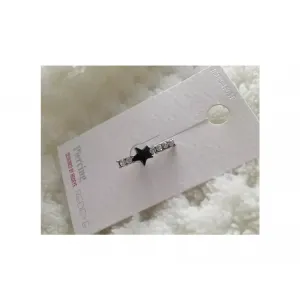 블랙스타큐빅 피어싱 (알러지 방지 티타늄)