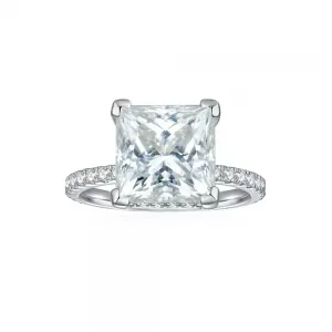 ((특 프린세스컷 5캐럿))모이사나이트반지