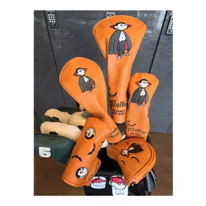 (정품)말본커버 버킷 오렌지 헤드커버4종+8아이언세트